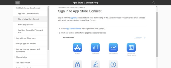 Submit app on app store