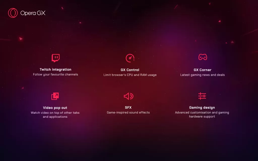 Opera GX Gaming Browser Features