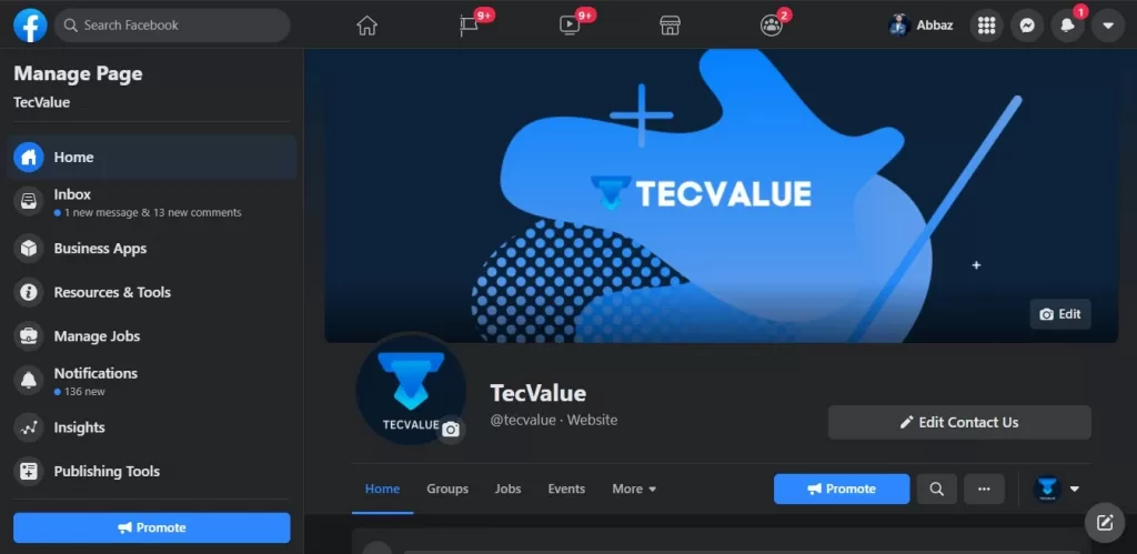Tecvalue's Facebook Page
