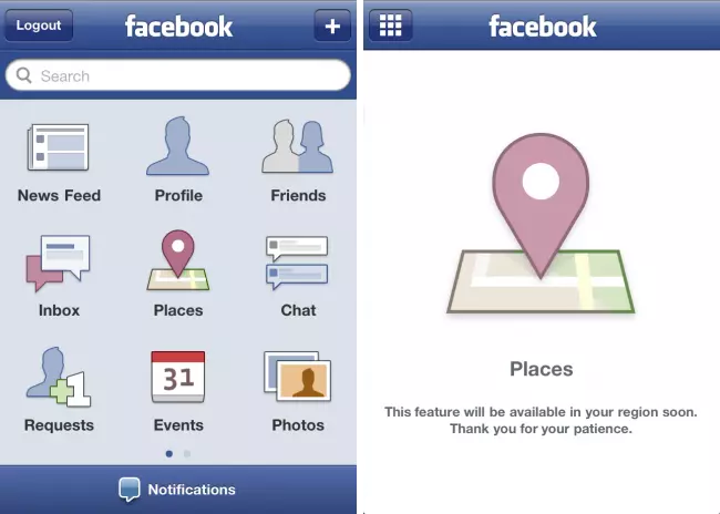 Facebook Old Smartphone App