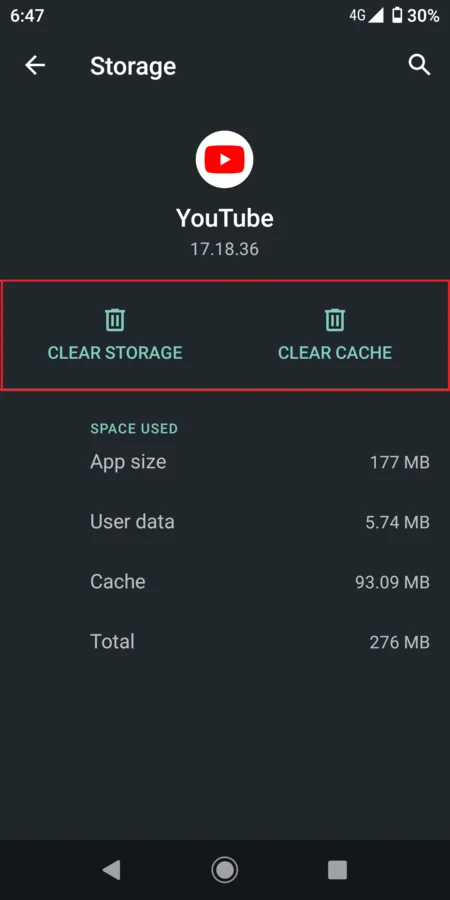 Clear Application Data/Cached Files on an Android device. 