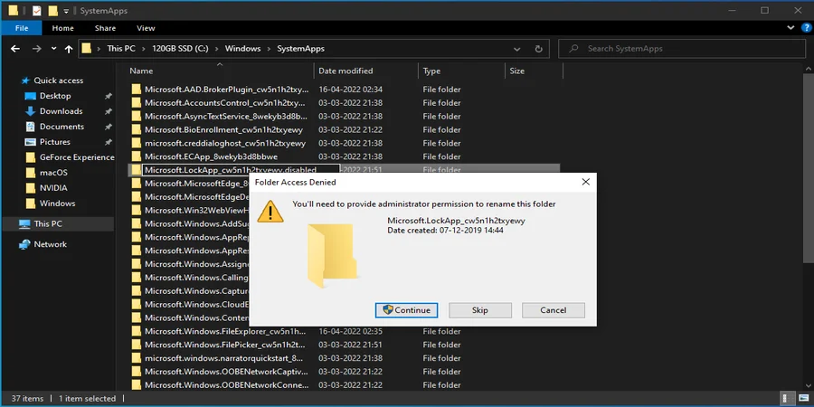 Disable the Lock Screen in Windows 10/11. (File Explorer)