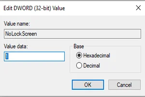 Disable the Lock Screen in Windows 10/11. (Registry Editor)