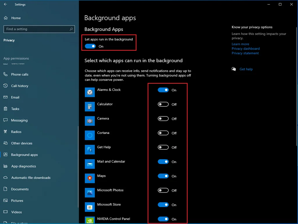 Increase your Internet Speed in Windows 10/11 by disabling Background apps.
