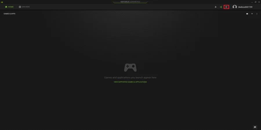 Settings (GeForce Experience)