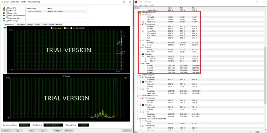 AIDA4 Stress Test