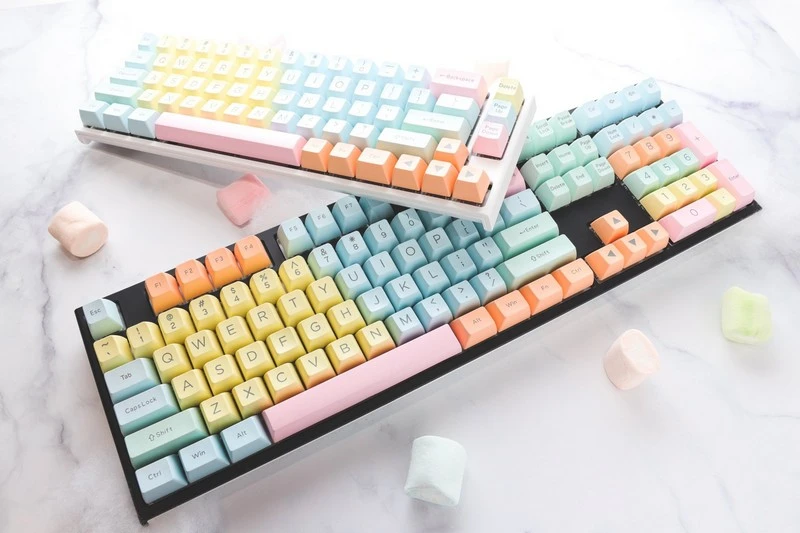 Ducky Cotton Candy SA Profile Keycaps